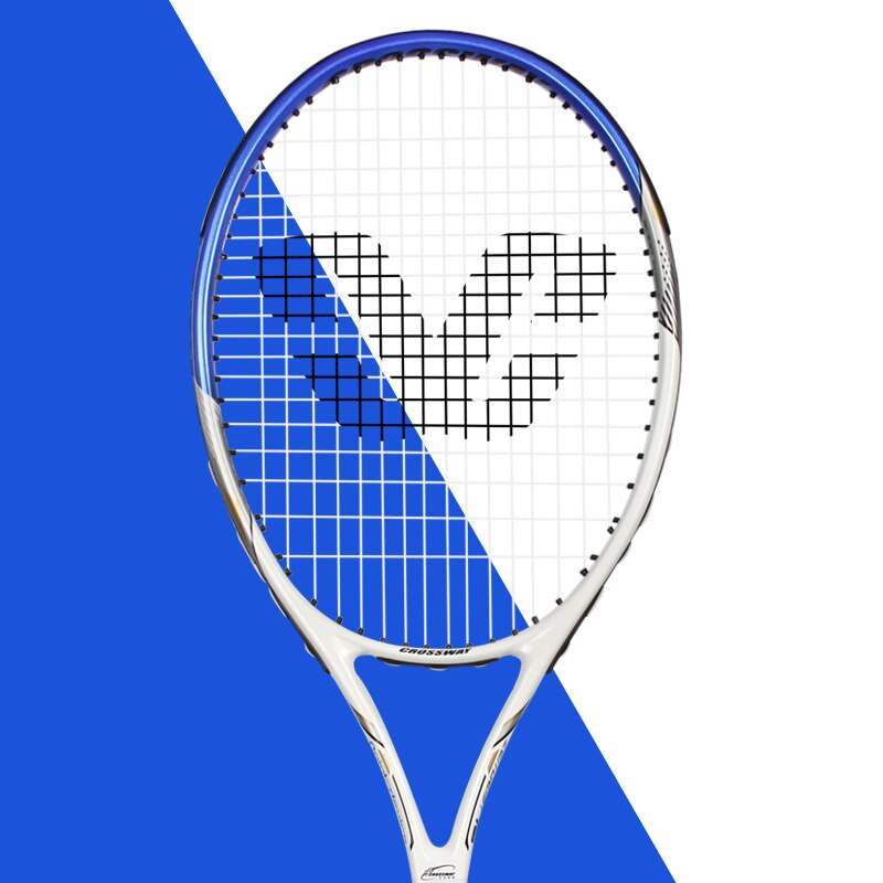 Raqueta para adultos de 27 pulgadas, raqueta para tenis de playa, para estudiantes, entrenamiento , raqueta de tenis para principiantes, Juego de 2 paquetes Multicolor opcional: blue and white