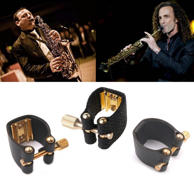 1Pc Alto Sax Ligaturen Fastener Voor Saxofoon Rubber Mondstuk Onderdelen
