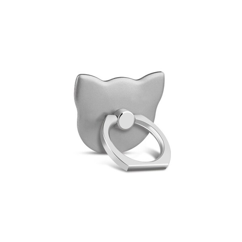Ring Tun Telefonu Halter Für Samsung Galaxy A80 A70 A60 A50 A40 A30 Unterstützt Telefoonhouder Telefon Tutucu Posiadacz Telefonu: Silver
