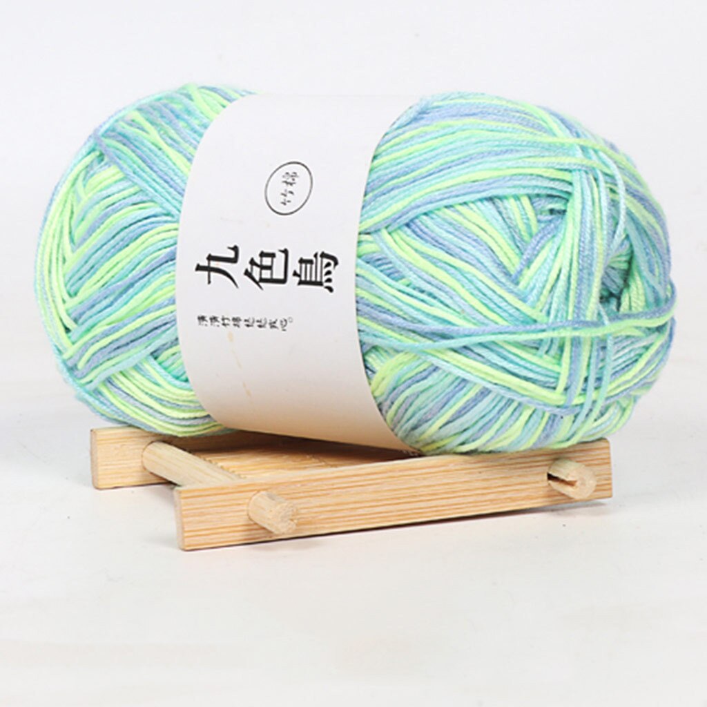 Bamboo Yarn Charcoal Cotton Baby Line Fine Wool Crochet DIY 50G Children Cotton Yarn Hand-Knitting Thread For Cardigan Scarf