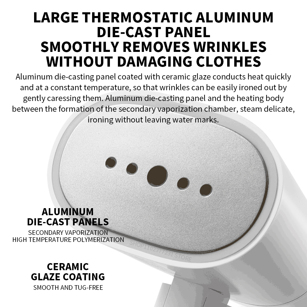 XIAOMI MIJIA défroisseur vapeur portatif 2 fer maison nettoyeur à vapeur électrique Portable pliable élimination des acariens Machine à repasser plate