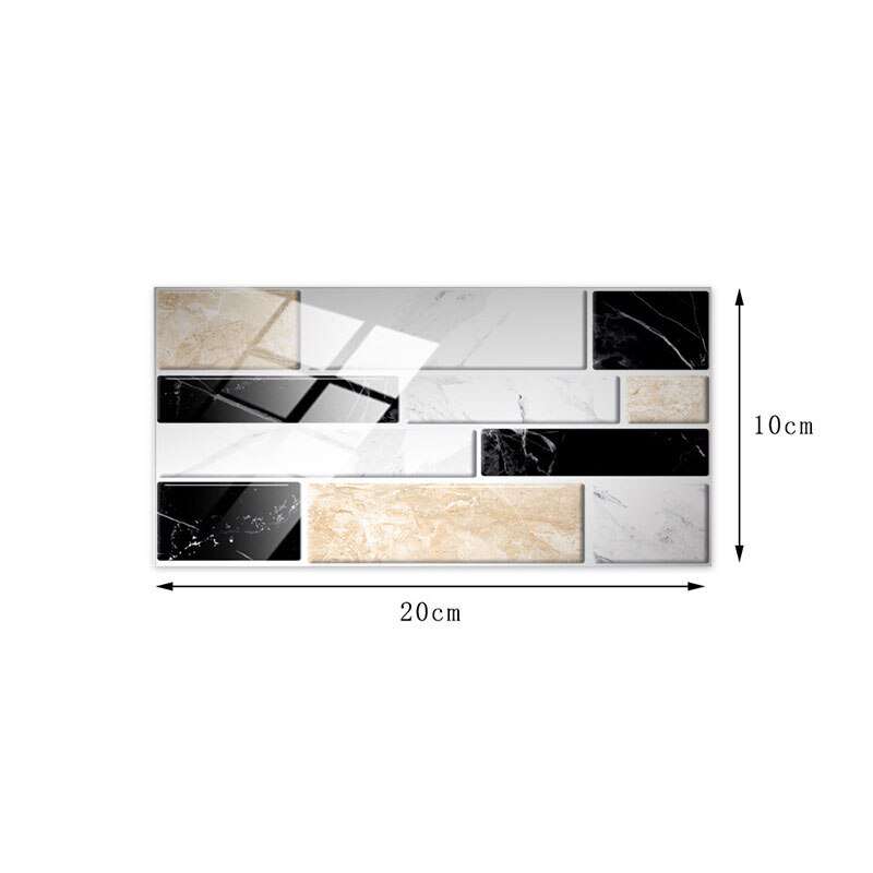 12 Stuks Floor Stickers Zelfklevende Badkamer Keuken Tegel Stickers Decoratieve Waterdichte Antislip Dikke Slijtvaste