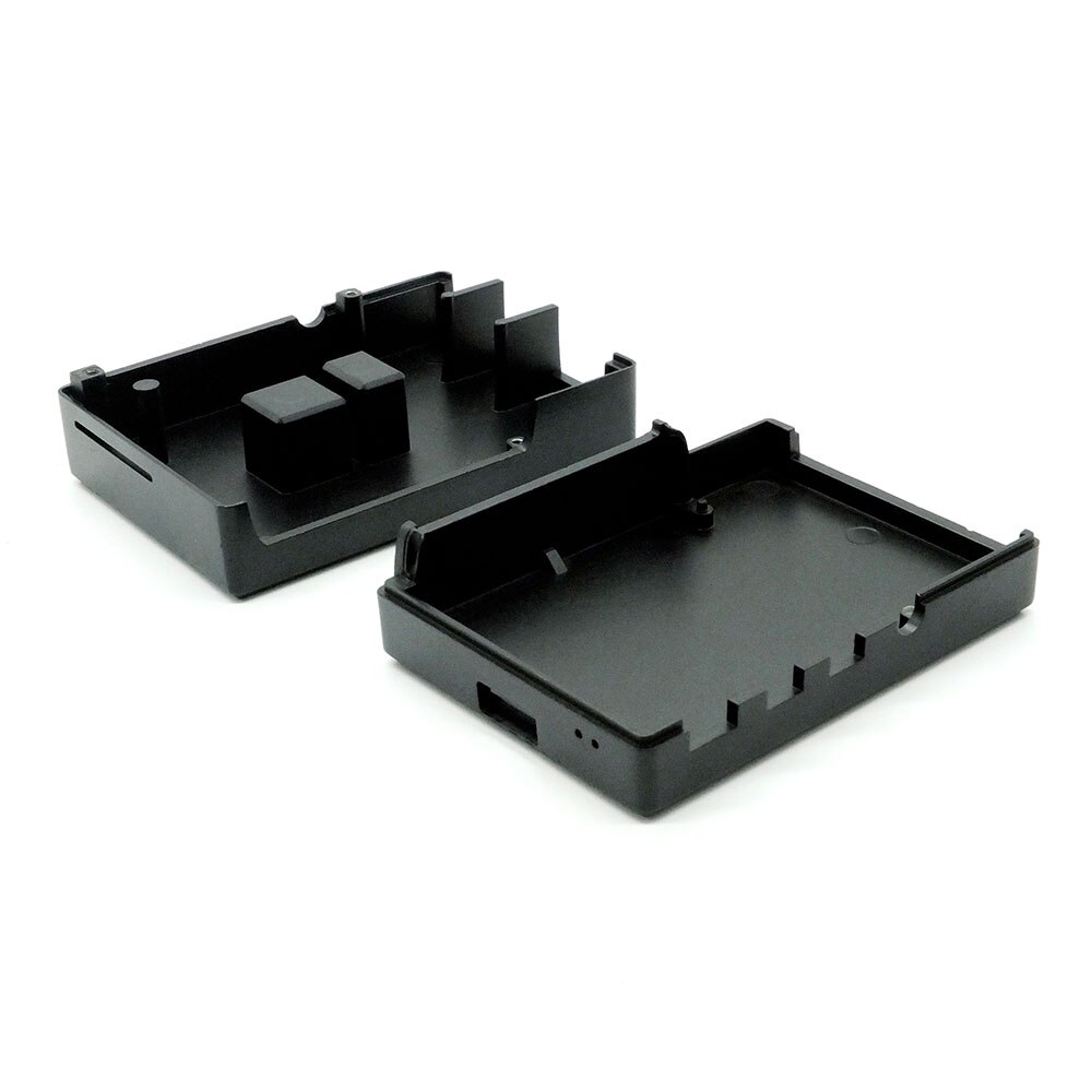 Raspberry Pi 4 Model B Black Dark Gray Aluminum Alloy Case Passive Cooling Shell Metal Enclosure Heat Dissipation for Pi 4