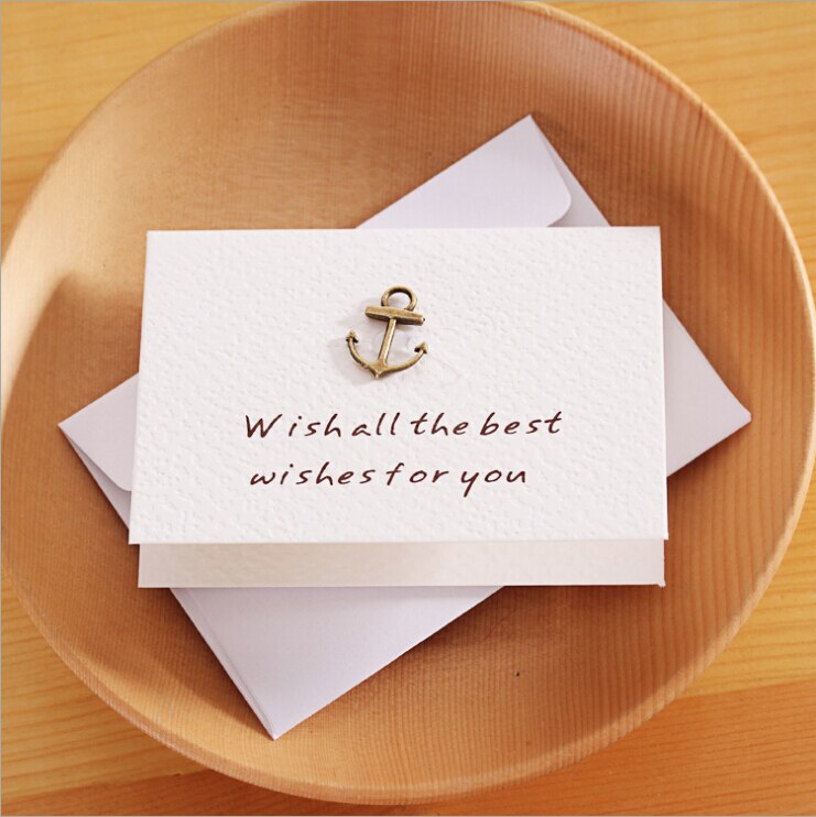 Metal Greeting thank you Card decoration card Scrapbooking party invitation DIY Deco Supply For Wedding invitation