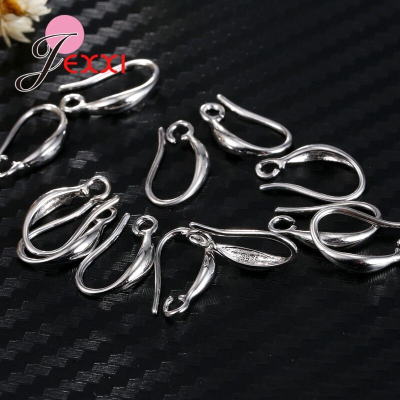 Freies 925 Sterling Silber Ohr Haken Ohrringe Zubehör Für Frauen Diy Party Schmuck Srebrne Mujer Bijouterie