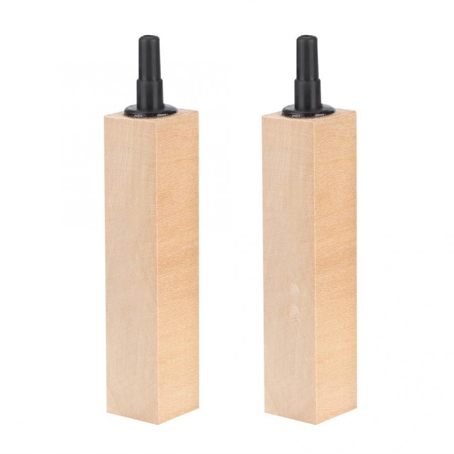 2Pcs Aquarium Air Diffuser Natural Wooden Air Bubble Stone Diffuser for Aquarium Fish Tank: L