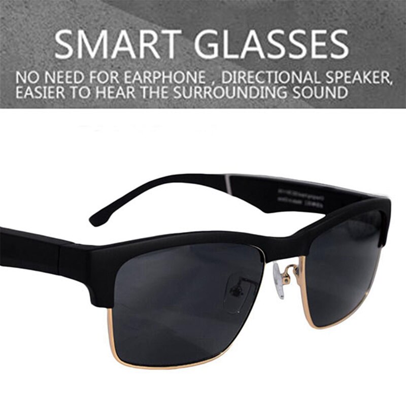 Audio Glasses Smart Wireless Bluetooth Headset Car Sports Sunshade Polarized with Open Ear Headphones Audio Sunglasses