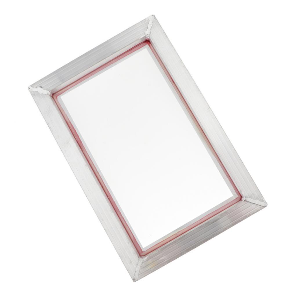 Pre-Stretched Aluminum Silk Screen Printing Frame with 43 tpi White Mesh: 22x32cm