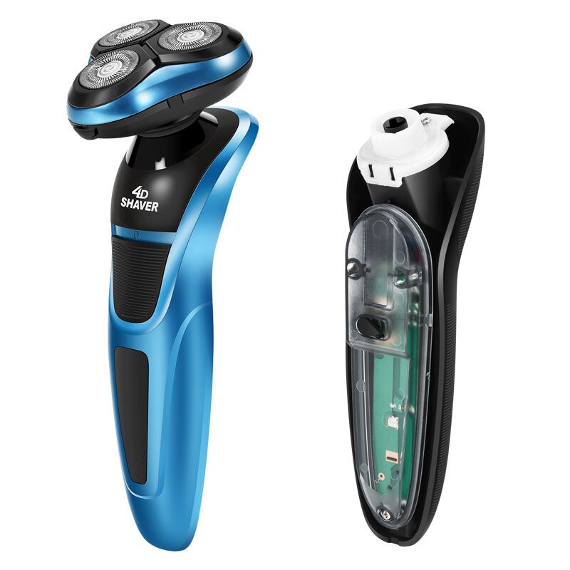 Männer Elektro Rasierer USB Aufladbare Bart Trimmer Waschbar nass trocken Bart Schneiden Maschine Multifunktionale Schwimm Rasiermesser