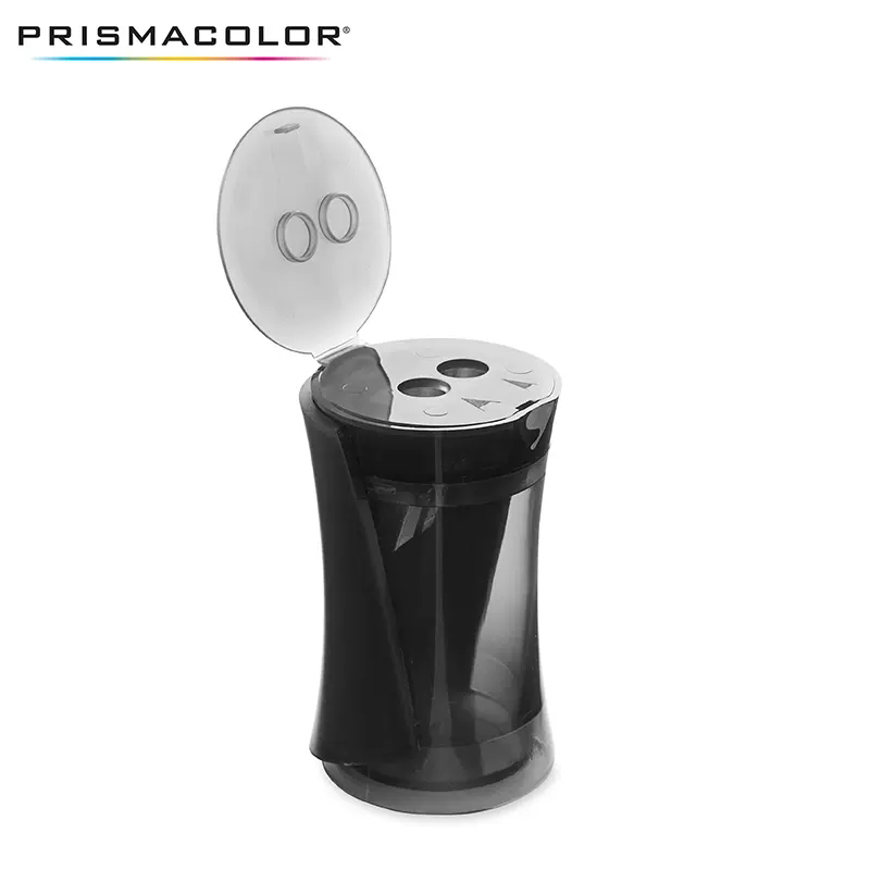 Sacapuntas American Prismacolor Premier con doble orificio, un punto ancho y fino para cobertura y detalles afilados, sacapuntas para escuela y oficina