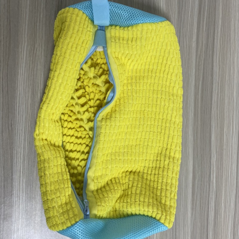 Chenille Shoe Wash Bag - Machine Washable Laundry Bag for Shoes, Anti-Scratch Protection Mesh Bag for Footwear Care: Bronze