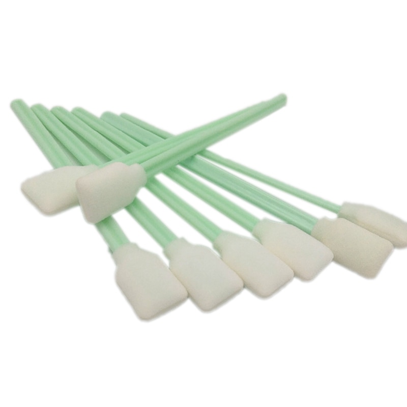 100Pcs Cleaning Swabs Sponge Stick for Roland/Mimaki/Mutoh Eco Solvent Printer Cleaning Swabs: Default Title