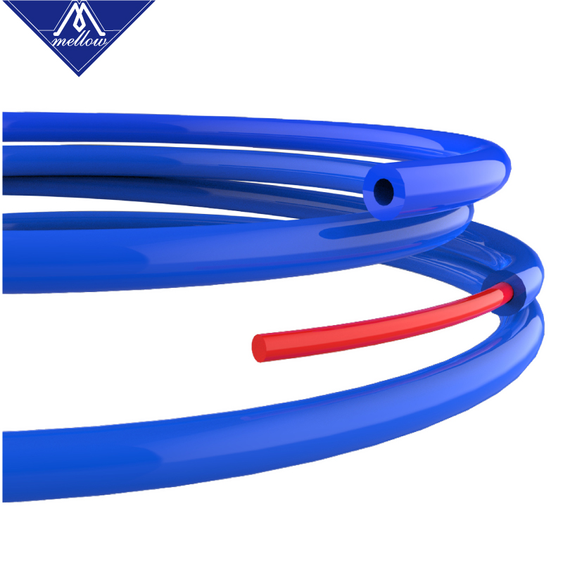 Tubo de PTFE suave Teflonto para 1,75mm/3,0mm TL-Feeder Ender 3 Prusa I3 Voron Vzbot Bowden Hotend extrusora piezas de impresora 3D