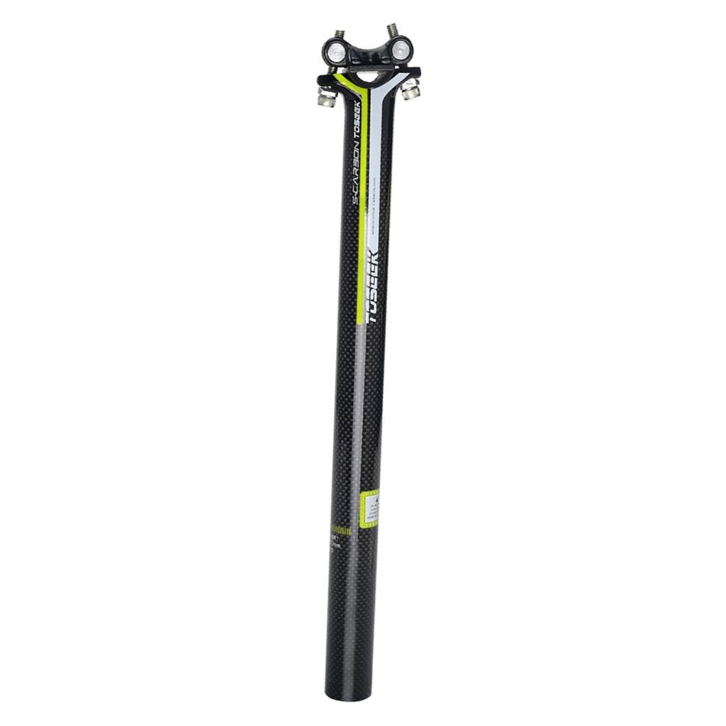 30.8mm Seat Post 350mm 400mm Bike Seatpost Bicycle Saddle Angle Adjustable Seat Post Stem for Road Bike Mountain Bike: Green 30.8x350mm