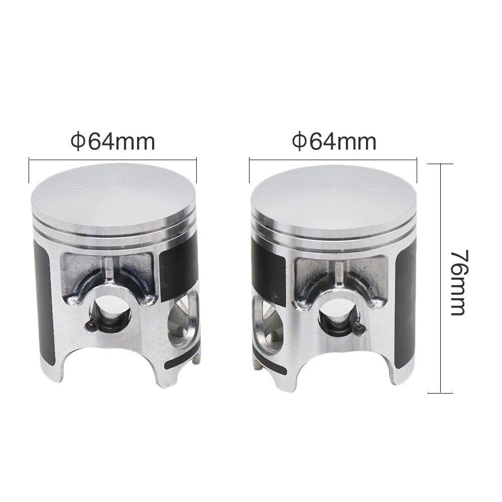 ZSDTRP-Kit de pistón para YAMAHA RD350, mejorado a 64mm, STD RD350, cilindro de motocicleta de calibre estándar
