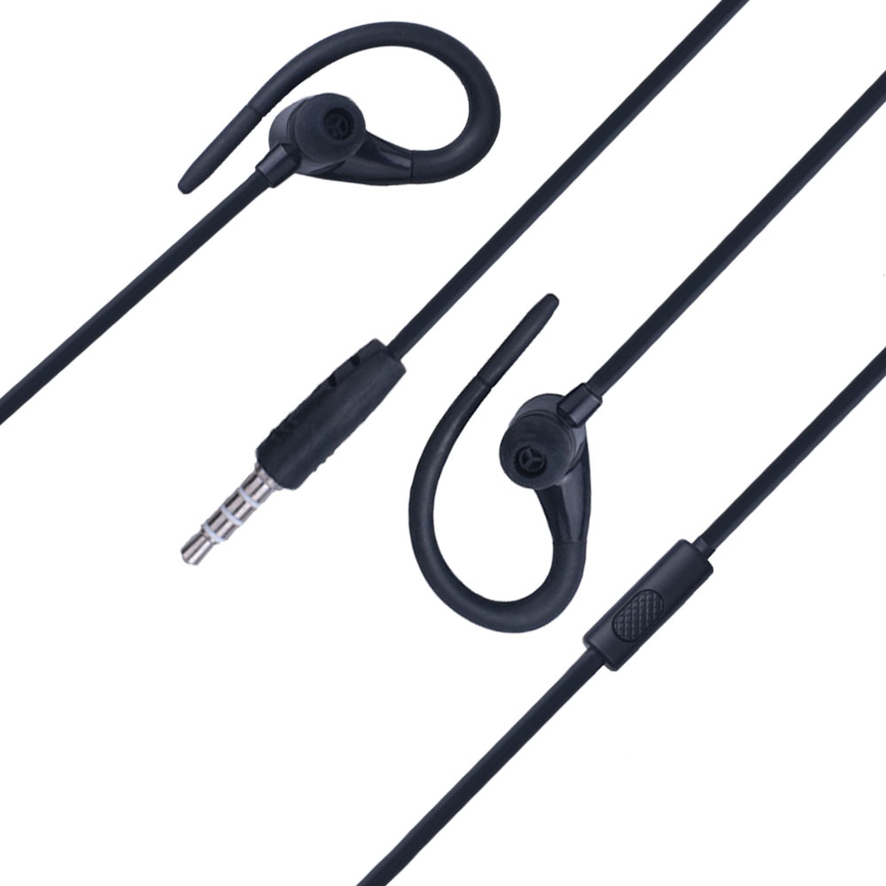 In-Ear Oorhaak Oortelefoon Stereo Bass Sound Hoofdtelefoon 3.5 Mm Headset Voor Running Sport Voor Xiaomi Samsung Iphone Computer