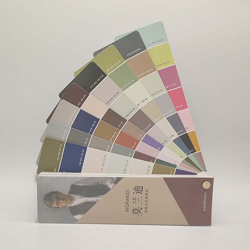 Morandi-paleta de colores para pintura al óleo de Camolan, color gris avanzado, Daquan Internacional, tarjeta de colores al óleo a juego