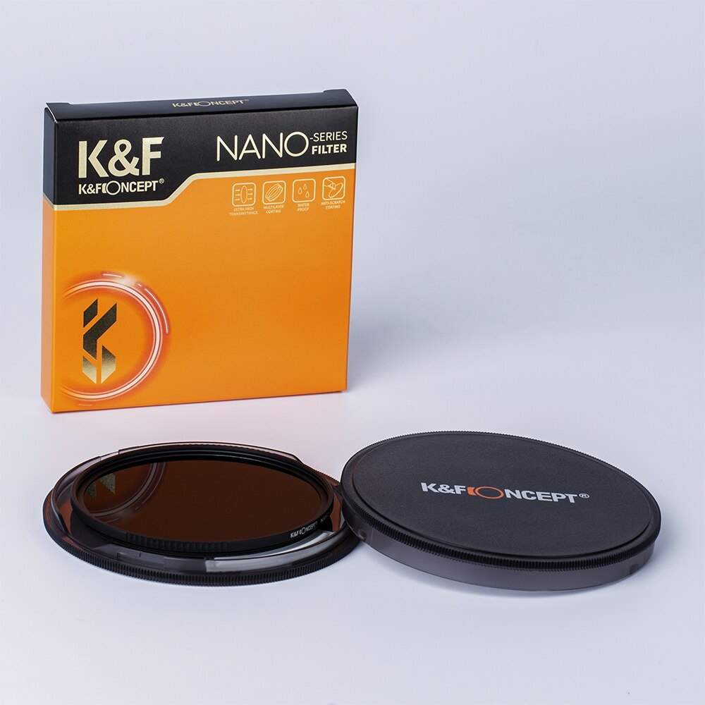 K &amp; F Concept Hd Vaste ND64 Filter Camera Lens Multi-layer Nano X Coating Filter Dichtheid 49Mm 52Mm 58Mm 62Mm 67Mm 72Mm 77Mm 82Mm: 52Mm