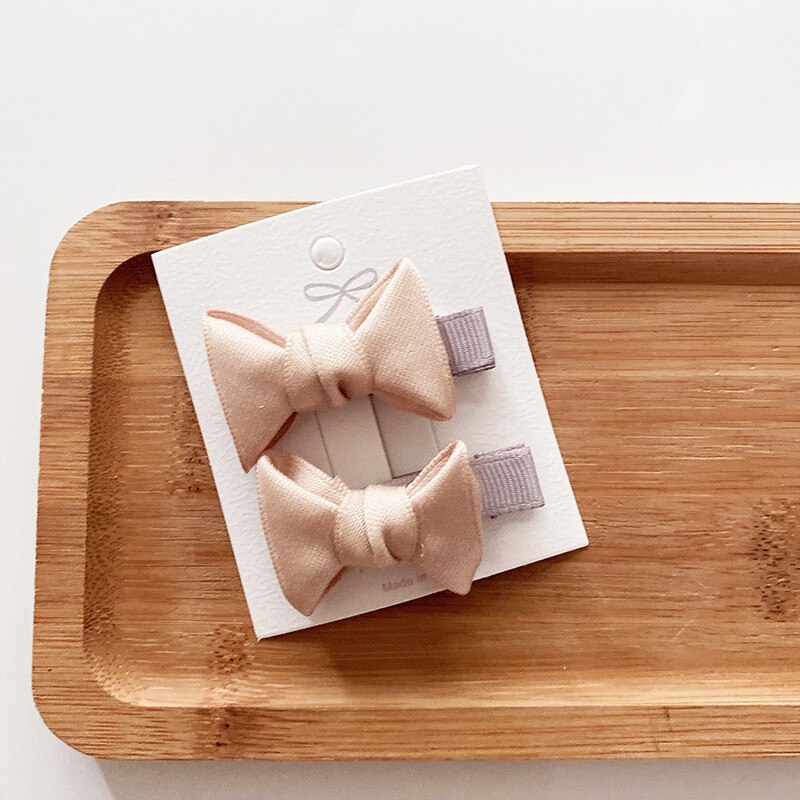 2 pezzi copricapo di prua carino dolce bambina accessori per capelli cravatte per ragazze clip di prua forcine per bambini Bowknot clip di capelli per bambini regali: 1