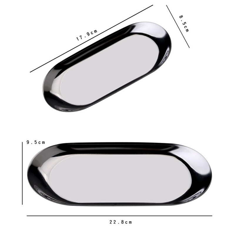 Oval Ablage Metall Tablett Heimat Küche Tablett Oval Obst-fach Edelstahl Lagerung Liefert Speicher Fach Utensil