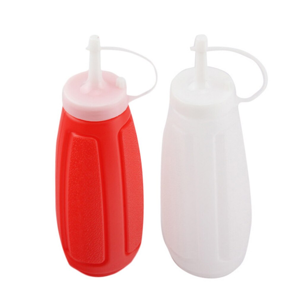 2Pcs Bake Fles Cruet Keuken Benodigdheden Restaurant Plastic Pompoen: 250ml