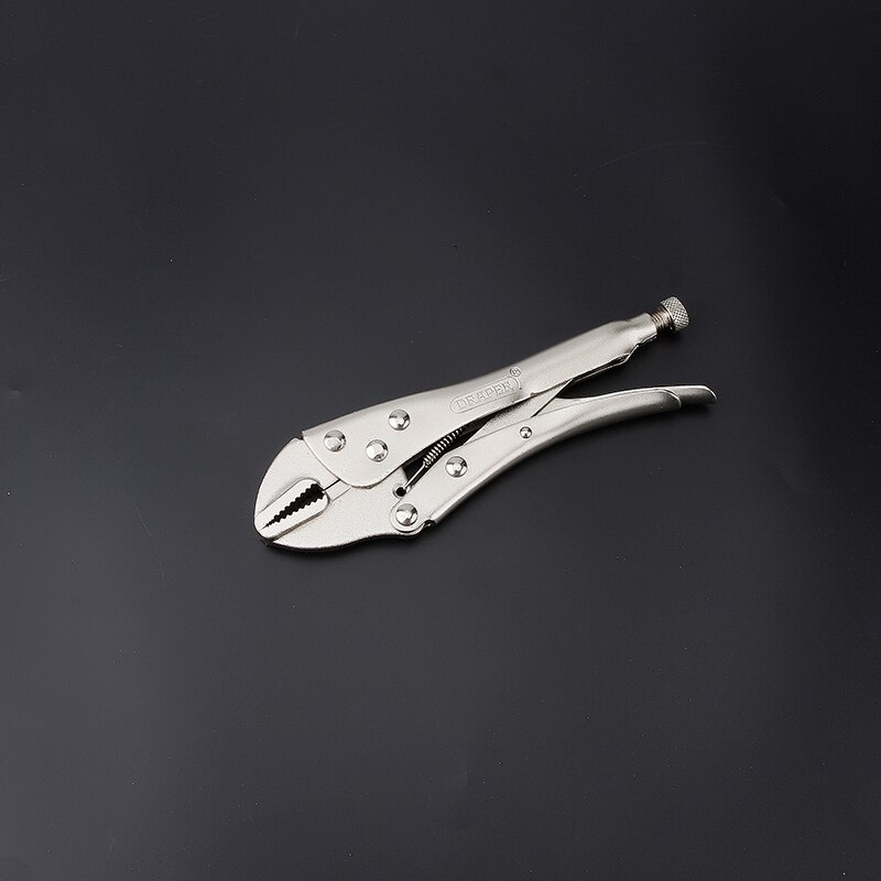 Adjustable Straight Round Jaw Pliers 1pcs Lock Locking Mole Plier Carbon Steel Clamp Grips Pliers Welding Tool 5" 7" 10" Inch: Straight jaw 7in
