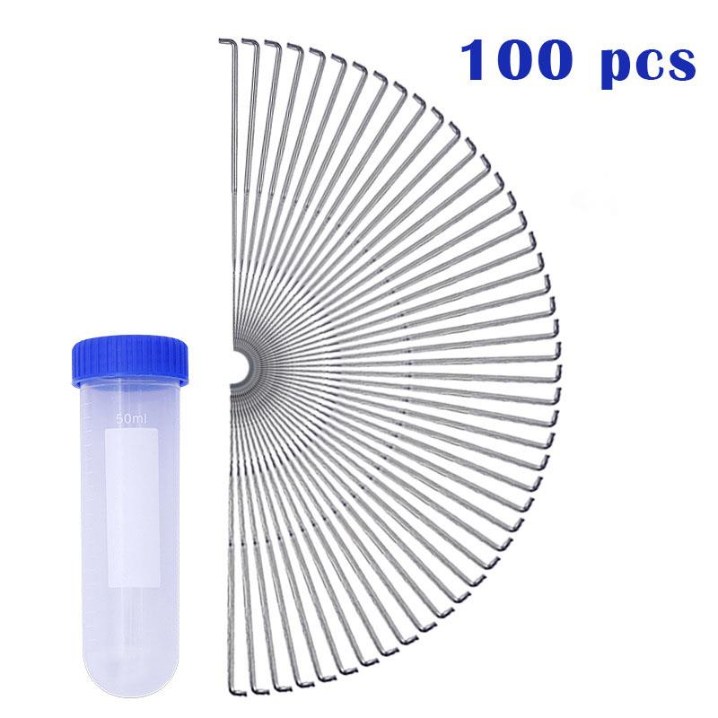 100 PCS Wool Felt Needle Felt Needle Felting Starter Kit Felting Needles Felt Diy Package for Felting with Bottle: 03-100pcs(L)