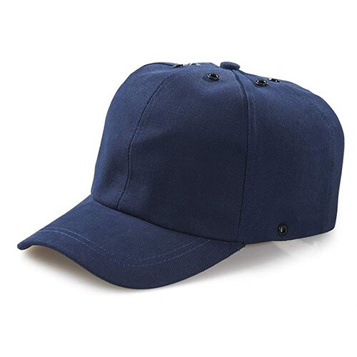 Baseball Bump Cap Safety Hard Hat Head Protection Cap Adjustable Protective Hat: Style3-Navy Blue