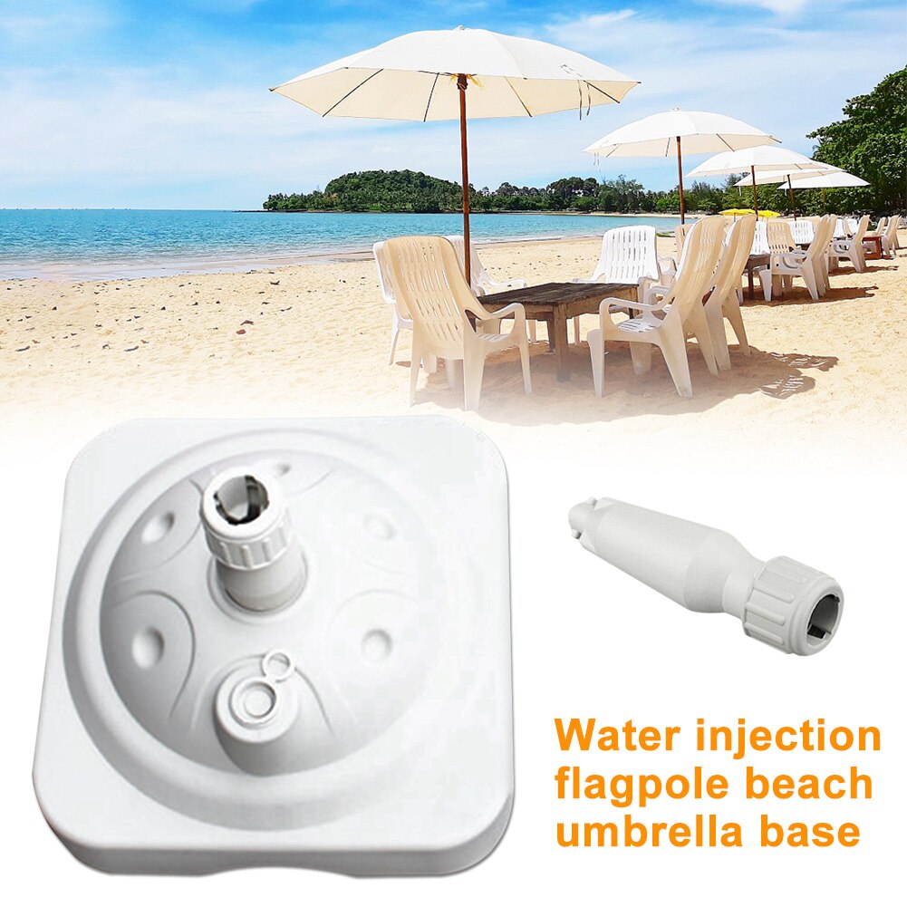Parasol Garden Umbrella Base Heavy Duty Water Filled Umbrella Base Stand For Outdoor Garden Patio Umbrella Sun Shelter Accessory