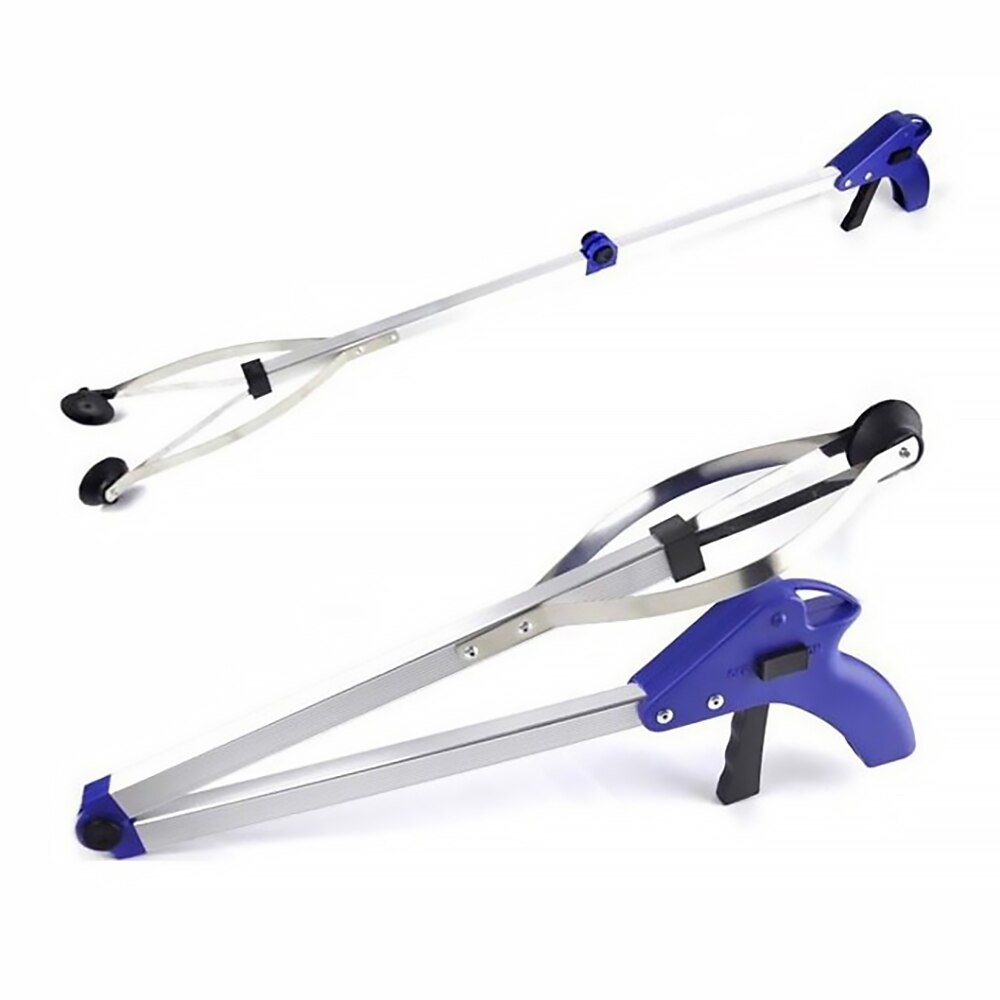 80cm Foldable Litter Reachers Pickers Pick Up Tools Gripper Extender Grabber Picker Garbage Pick Up Tool Grabber Reacher Extend