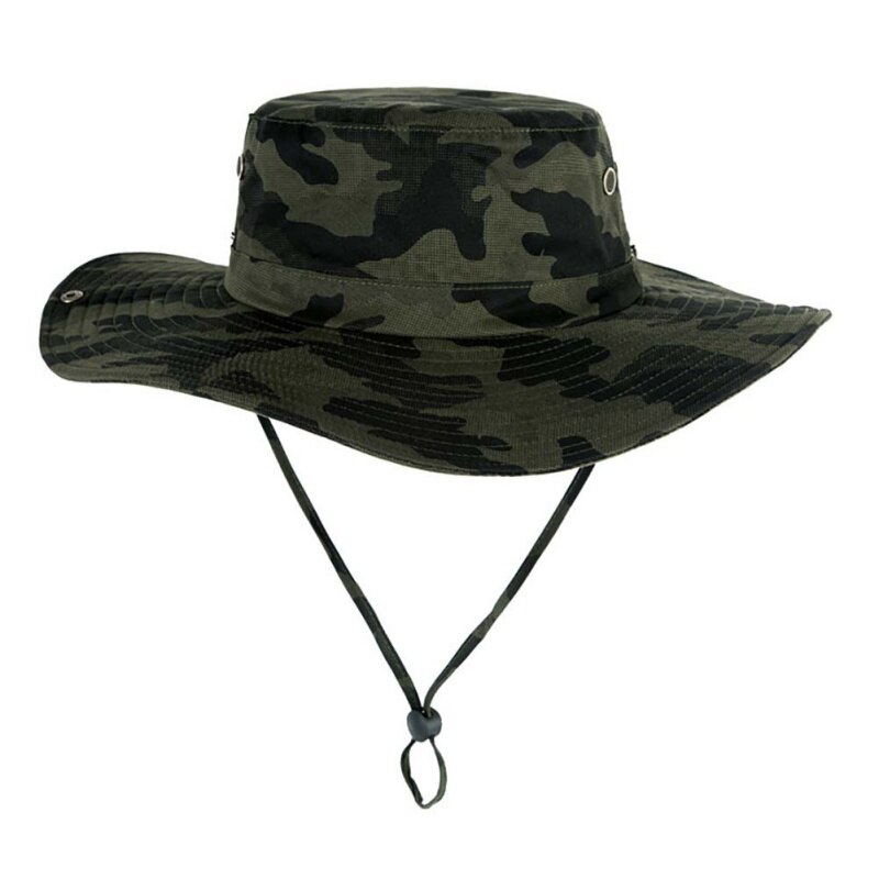 Cappello da Sole - Cotone Leggero Pieghevole Traspirante - Laccio Regolabile - Donna Spiaggia Pesca Escursionismo: 02