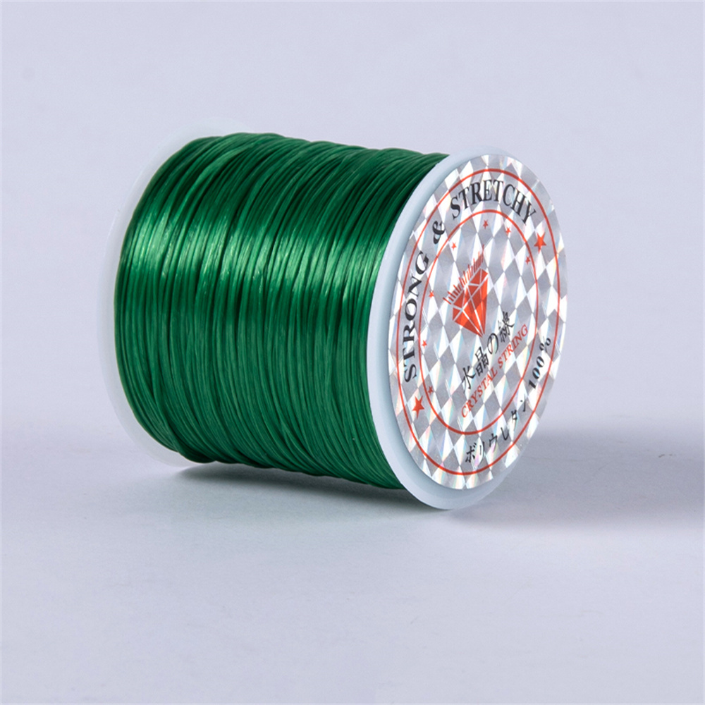 1 Roll/Lot 60M Sterke Elastische Kristal Kralen Koorden Voor Armband Ketting Stretch Draad Koord String Diy Sieraden Maken: Oranje