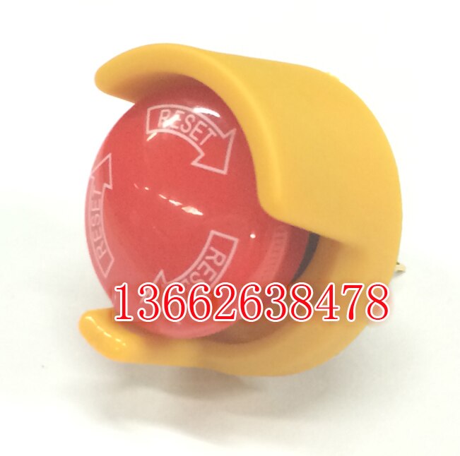 16MM Dia Yellow Plastic Two Feet Protective Cover for Big head,mushroom emergency stop switch,Push Switch Button ,K16-G6