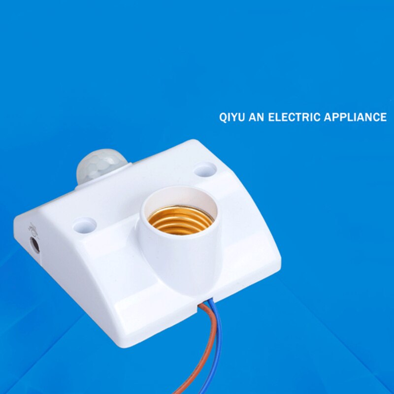 Lampvoet E27 Standaard Ac 170-250V Lamp Base Infrarood Ir Sensor Automatische Muur Licht Houder Socket pir Bewegingsmelder