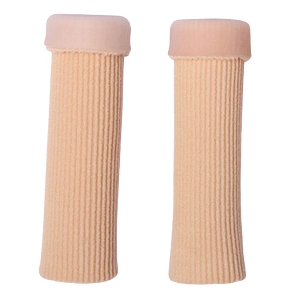 Can be cut toe set rib fabric gel tube sleeve cap for hammer toe finger separation protector foot care finger toe