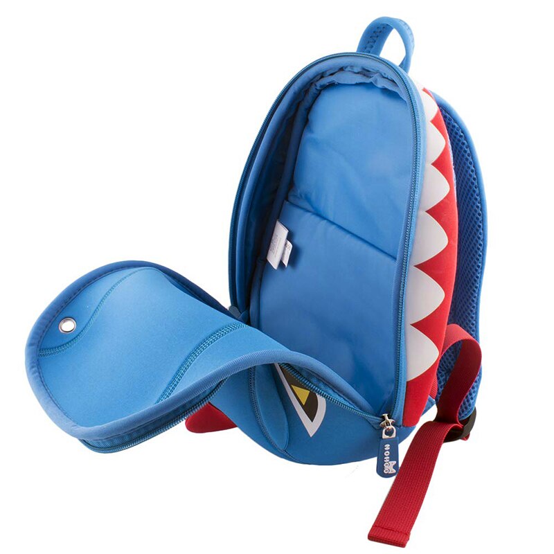 NOHOO Toddler Kids Dinosaur Backpack for Boys Girl Pre School Backpack 3D Cartoon Animal Kindergarten Kids School Bags 2-5 Years