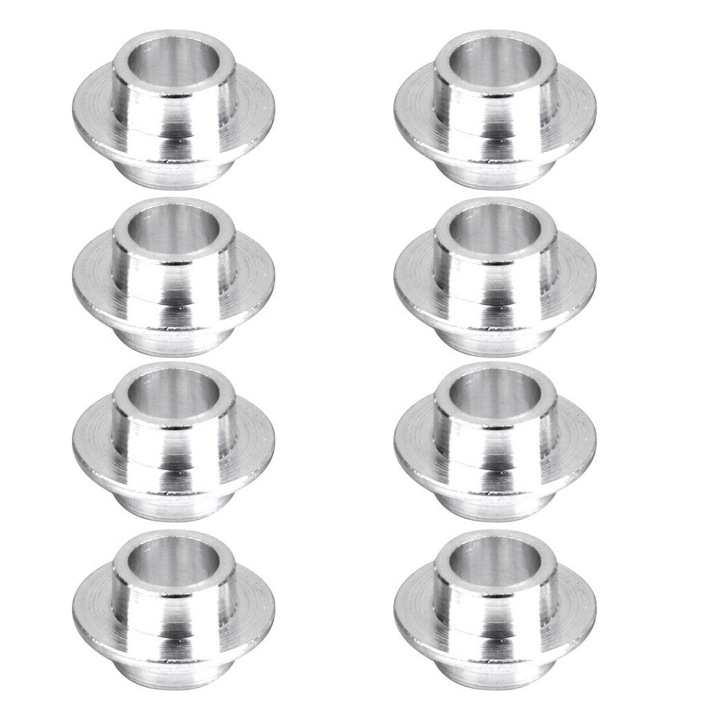 8 Pc Skateboard Scooter Quad Roller Inline Skate Wiellager Spacers Zilver