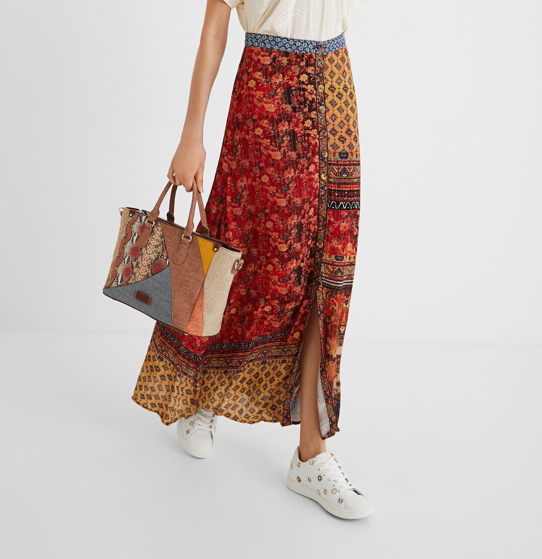 Spanish Bohemian long skirt