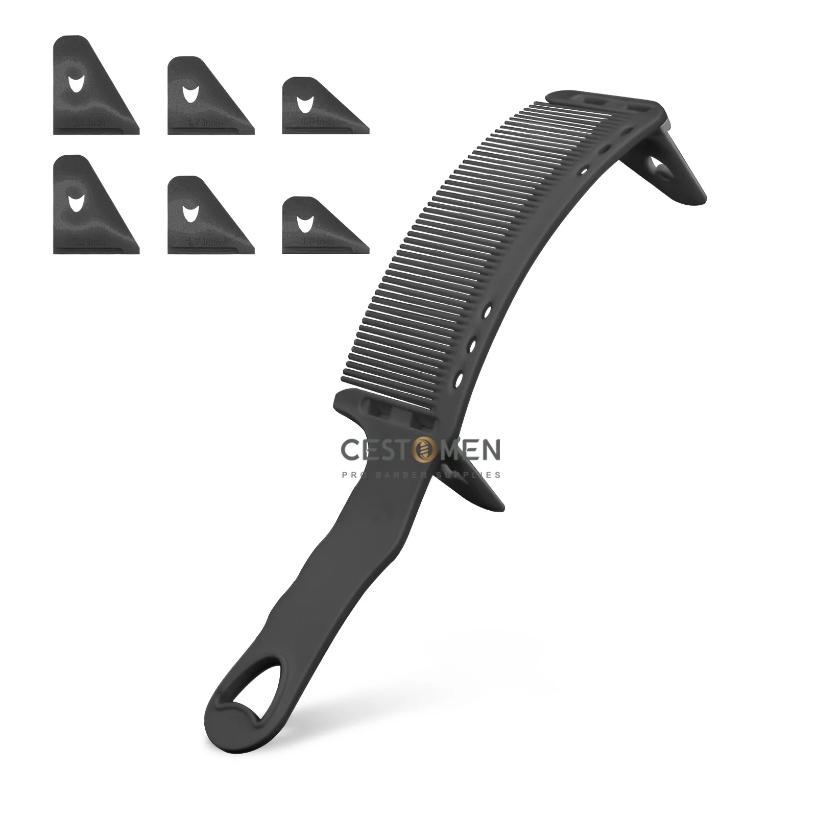 Peine de pelo de , peines profesionales de peluquería, cepillos para salón, herramientas de estilismo para corte de pelo, accesorios de peluquero, 1 ud.: Oro