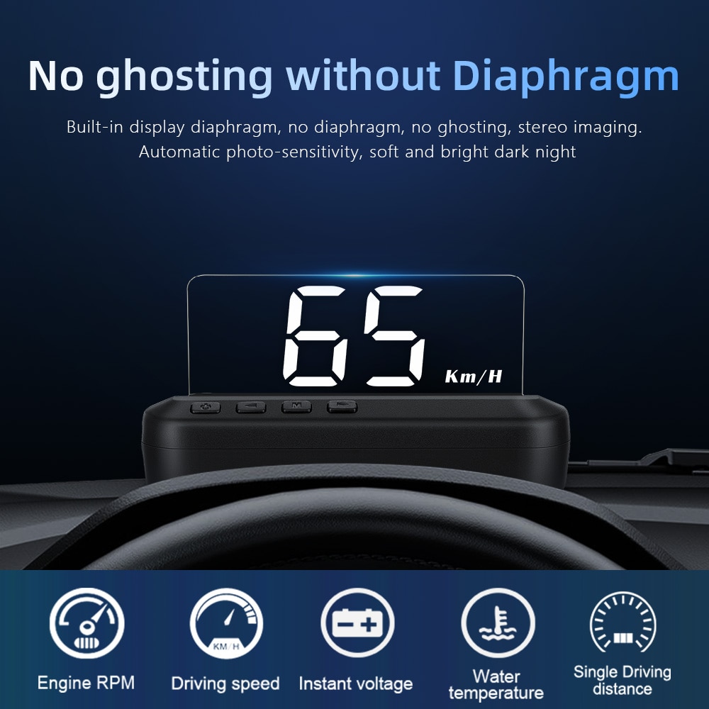 Brand Car Headup display obd2 hud display Car projector Hudway drive without ghosting