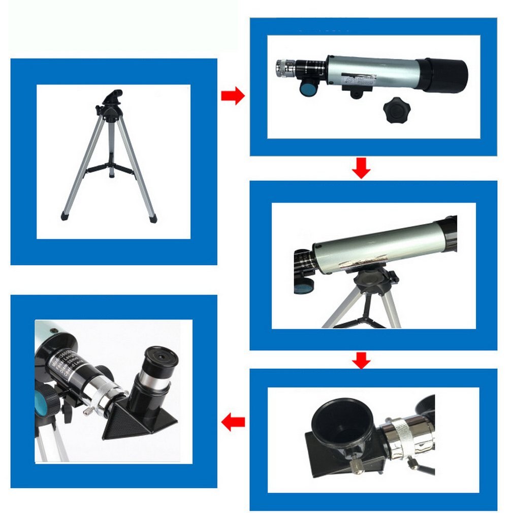 F36050 Refractieve 90X Astronomische Telescoop Monoculaire Telescoop Groothoek Krachtige Zoom Telescoop Draagbare