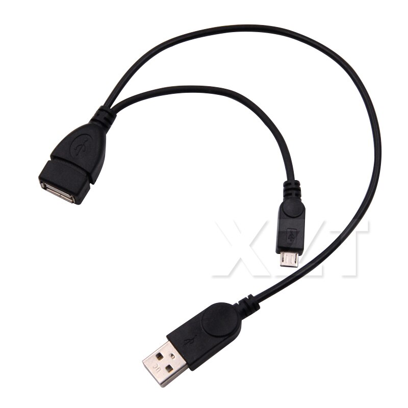 Micro USB Man USB Een Mannelijke en Vrouwelijke Adapter Kabel voor SAMSUNG voor SONY Y Splitter OTG Kabel