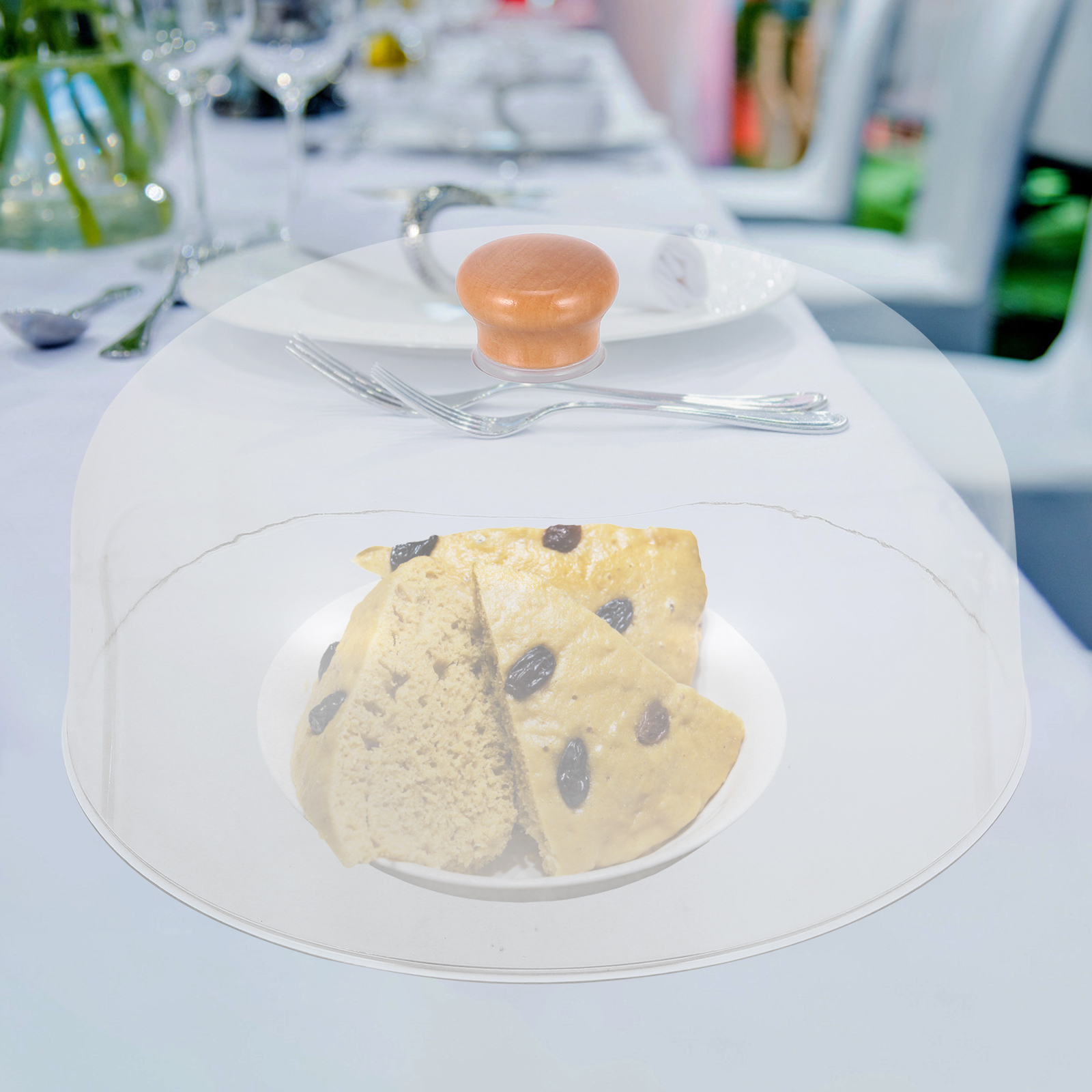 Food Cover Transparent Cake Cover Useful Dust-proof Dome Snack Display Cover