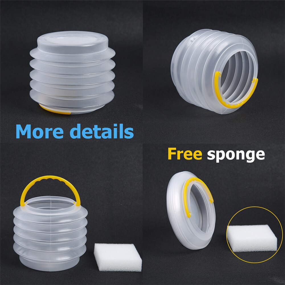 Drawing Brush Washing Bucket Plastic Painting Brush Paint Cups Kids Washing Pen Bucket Drawing Pen Barrels