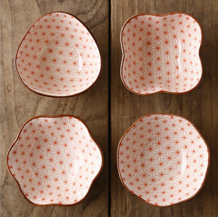 4 piezas de vajilla de cerámica esmaltada para encurtidos caseros, condimentos, platos pequeños para utensilios de cocina: 15