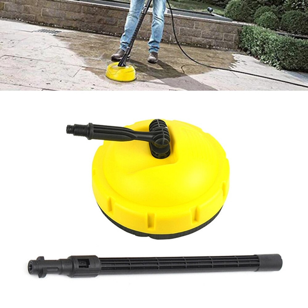 Driveway Path Flexible Pressure Washer Long Handle Wall Surface Clean Round Rotary Brush Paving Patio Garage Door For Karcher K