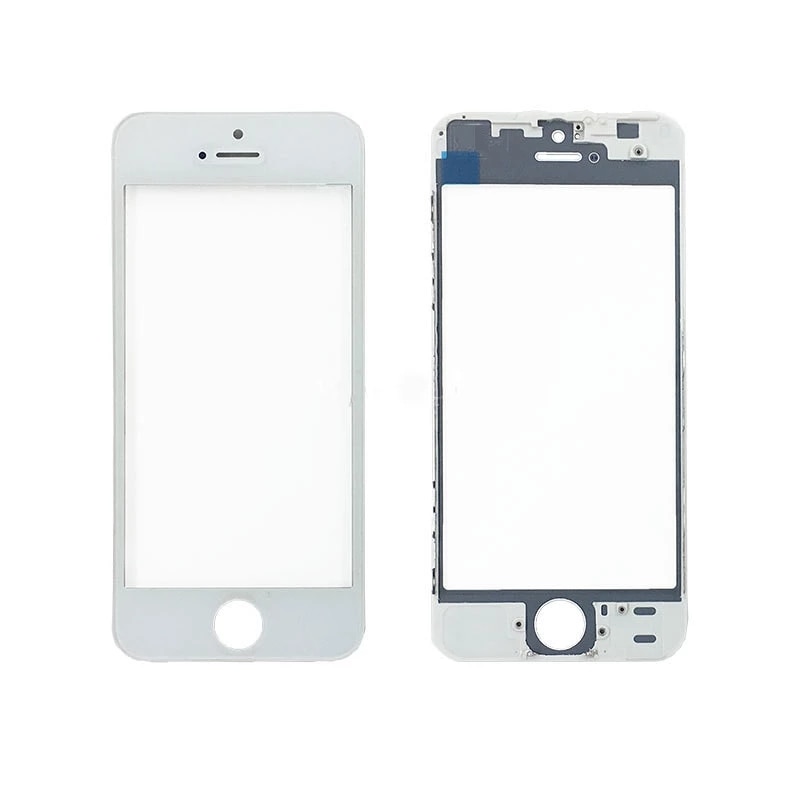 Outer glass For iPhone 5 5s 6 6s plus 7 8 Repair Parts Screen front Glass Display Front Frame + Glue Bezel + OCA
