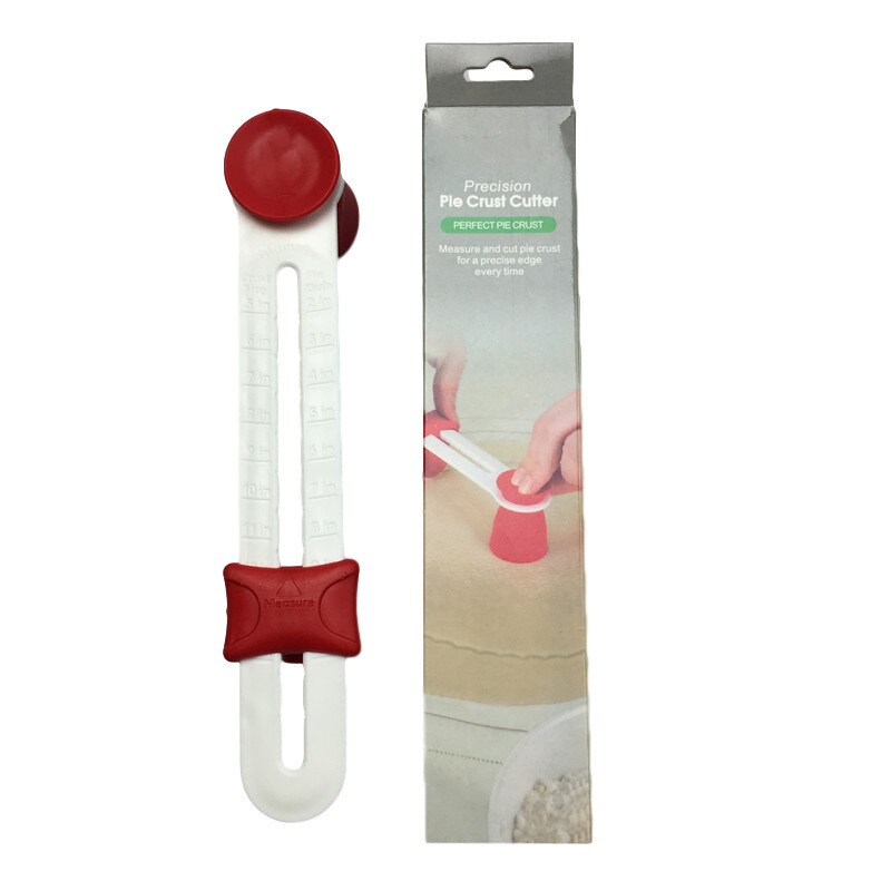 Perfect Pie Crust Cutter Met Schaal Gebak Gereedschap 4 Soorten Kant Cutters Plastic Keuken Gereedschap