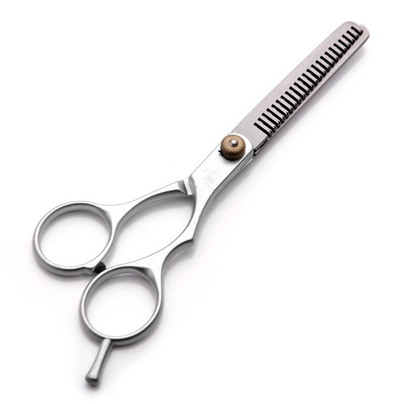 Tijeras profesionales de acero inoxidable para cortar el cabello, herramientas de estilismo con cuchilla plana Regular para cortar los dientes, tijeras de peluquería: 5.5 Thinning Scissor