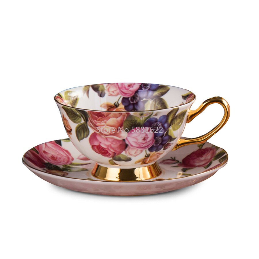 Royal Klassieke Bone China Porselein Thee Cup Sets Engels Theekopje En Schotel Xicaras Miniatuur Kop En Schotel II50BYD